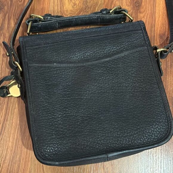 Dooney & Bourke Black classic Crossbody bag pebbled leather - Picture 4 of 9